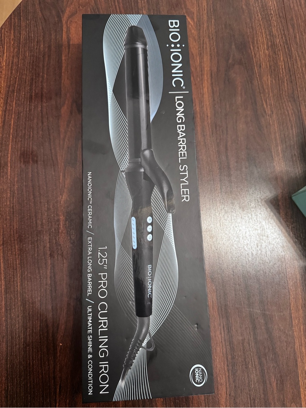 Bio Ionic 1.25" Pro Curling Iron - Black